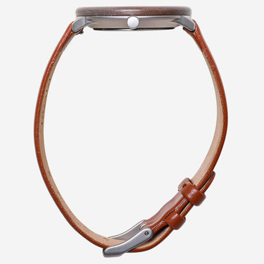 MAM Rewound Black and Brown Quartz Analog Watch 35mm