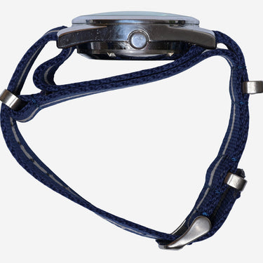 Fngeen Rewound Silver and Blue Automatic Watch