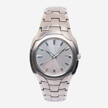 Citizen Rewound Eco-Drive Gray and Silver Colored Quartz Analog Watch