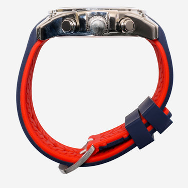 Megia Rewound Blue and Orange Quartz Analog Watch