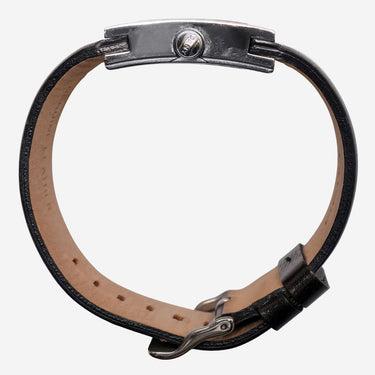 DKNY Rewound Square Silver and Black Quartz Analog Watch