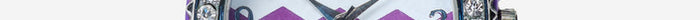 Geneva Rewound Purple and Black Quartz Analog Watch