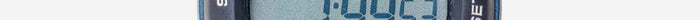 Timex Rewound Ironman Black and Blue Colored Quartz Digital Watch 35mm