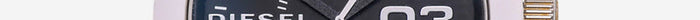 Diesel Rewound Black and White Quartz Analog Watch