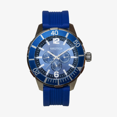 Nautica Rewound Blue and Silver Quartz Analog Watch