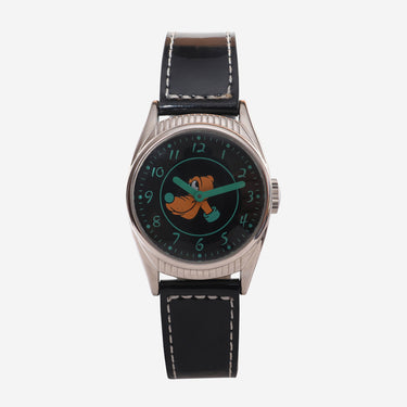 Timex Rewound Pluto Silver and Black Quartz Analog Watch