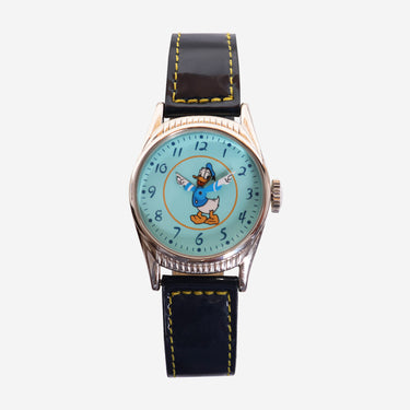 Timex Rewound Donald Duck Silver and Blue Quartz Analog Watch
