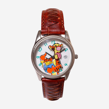 Timex Rewound Winnie The Pooh Tigger Silver and Brown Quartz Analog Watch