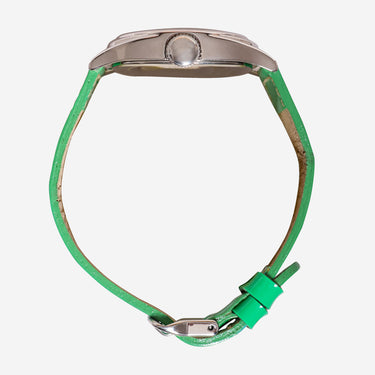 Timex Rewound Bambi Silver and Green Quartz Analog Watch
