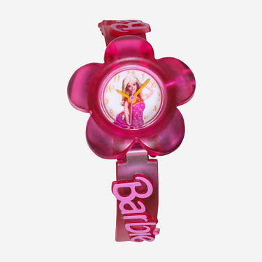 Timex Rewound Kids Pink Flower Barbie Quartz Analog Watch