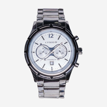 Curren Rewound Silver Bracelet Quartz Analog Watch