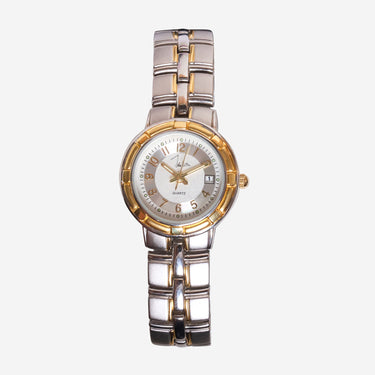 John Weitz Rewound Silver and Gold Bracelet Analog Watch