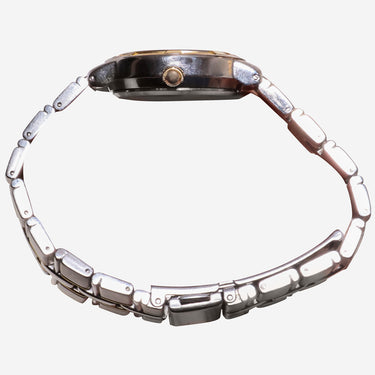 John Weitz Rewound Silver and Gold Bracelet Analog Watch