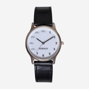 Joe Boxer Rewound Silver and Black Quartz Analog Watch